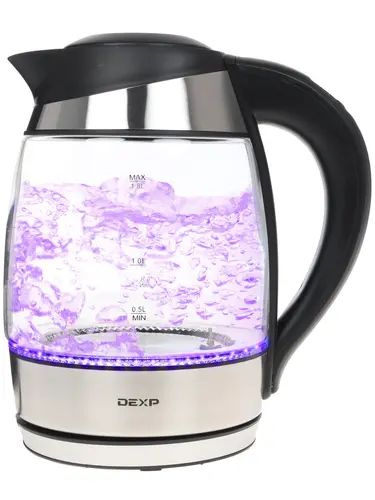 DEXP Электрический чайник KG-1800, серебристый #1