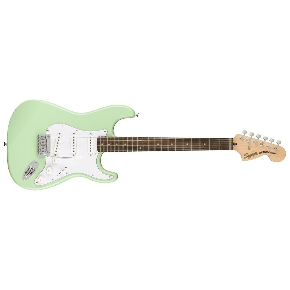 Squier by Fender Электрогитара FSR Affinity Series Stratocaster Surf Green 6-струнная, корпус Тополь #1