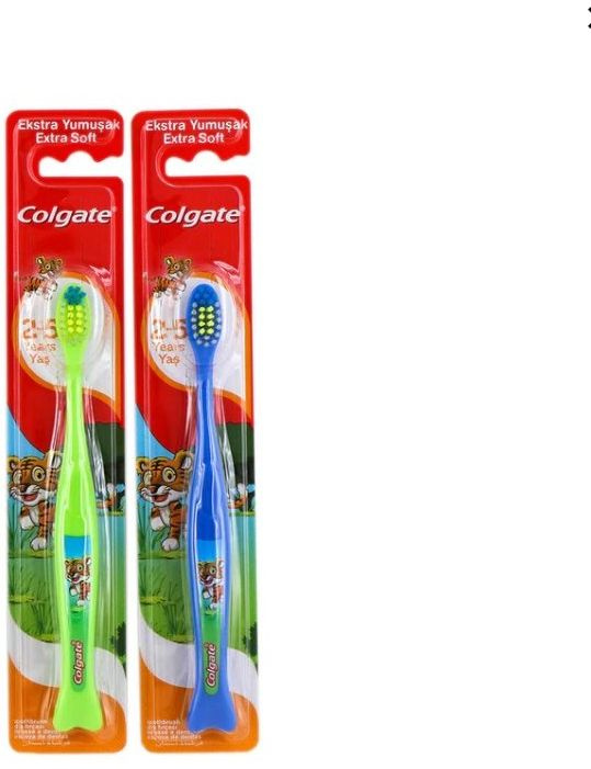 Зубная щетка детская Colgate, 2шт, для мальчика #1