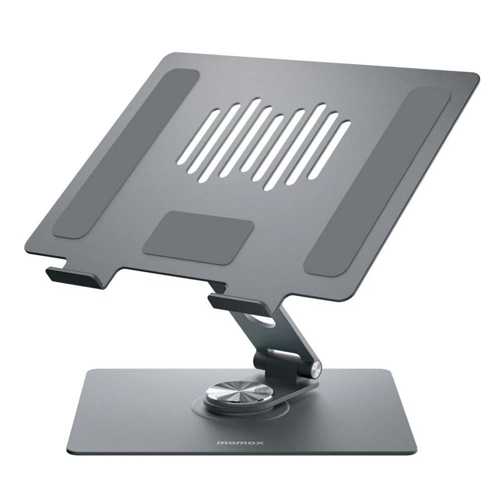 Подставка для ноутбука алюминиевая Momax Fold Stand Rotatable Tablet & Laptop Stand  #1