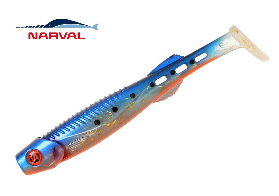 Приманка силиконовая Narval Biggy Boy 20cm цв. #042-Sky Fish / Бигбейт на щуку / Крупный силикон Нарвал #1