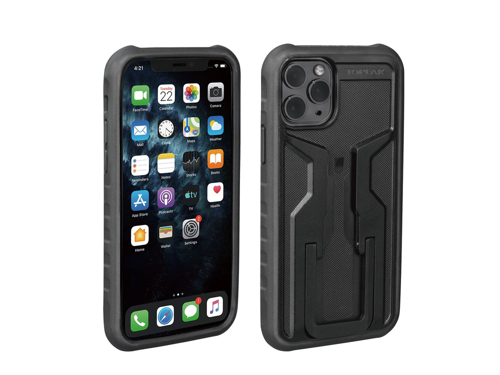 Чехол для смартфона TOPEAK RIDECASE ONLY, WORKS WITH IPHONE 11 PRO BLACK/GRAY #1