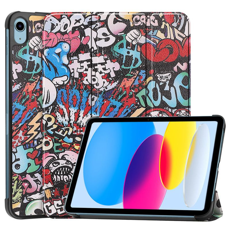 Чехол для планшета Apple iPad 10 10.9 дюйма (2022) - A2696, A2757, A2777, с магнитом и красивым рисунком #1