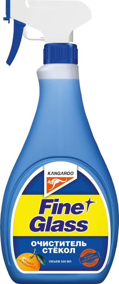 Kangaroo Очиститель стекол Готовый раствор, 500 мл, 1 шт.  #1