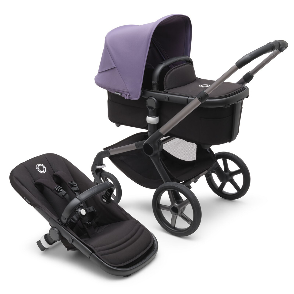 Коляска Bugaboo Fox 5 Graphite/midnight black/ Astro purple #1