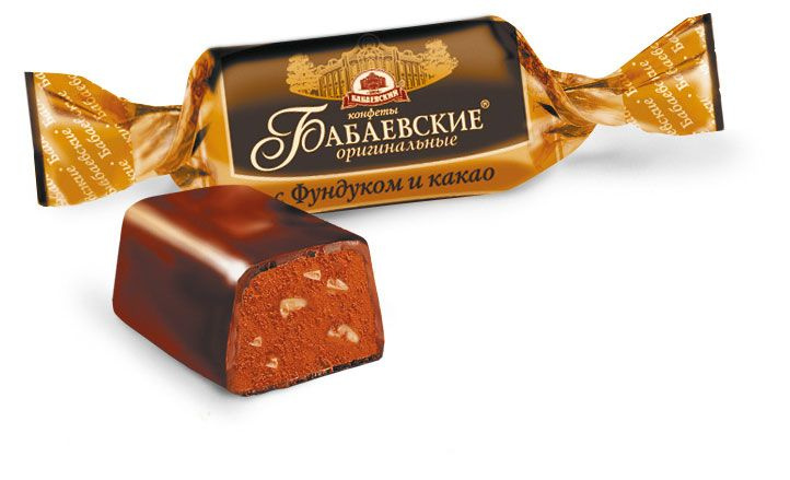 Конфеты Бабаевский Бабаевские оригинальные с фундуком и какао, вес 1 кг ...