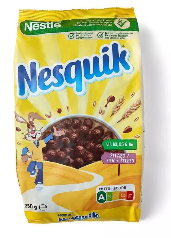 Сухой завтрак Nesquik Шоколадные шарики 250 гр. (пакет) #1