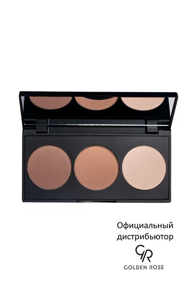 Golden Rose Набор пудр для скульптурирования и контуринга CONTOUR POWDER KIT CPK1/1  #1