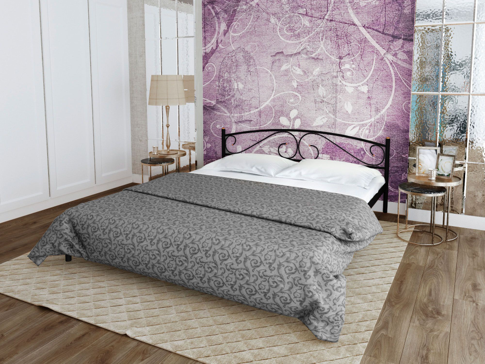 Металлическая двуспальная кровать Evita размер 180х200 см #1