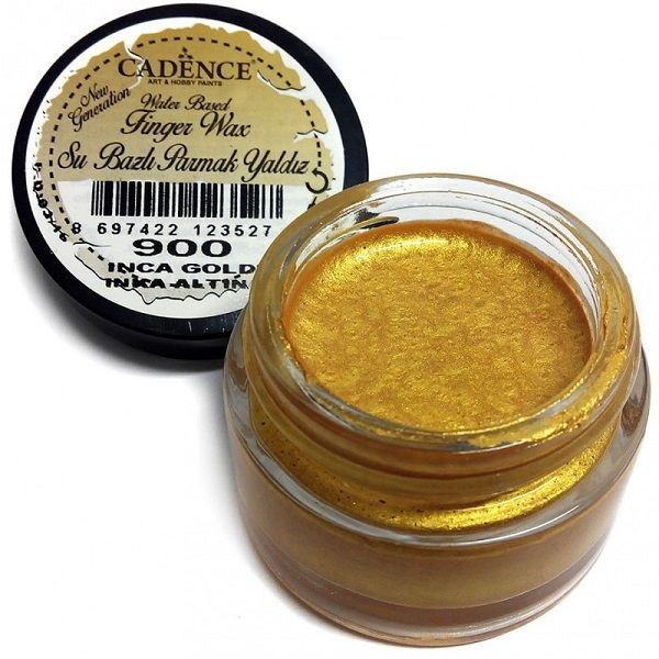 Воск старинная позолота Cadence Water Based Finger Wax 20 ml. Inca Gold-900 #1