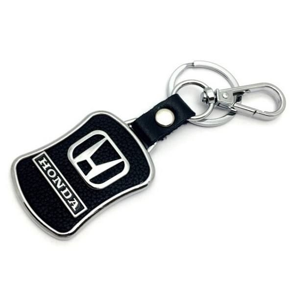 Брелок HONDA (Хонда) металл, кожа, для ключей и автомобиля #1