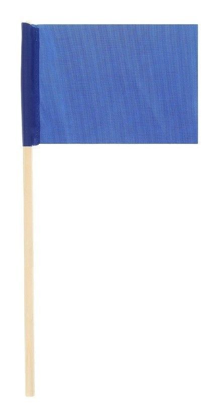 Флажок синий на деревянной палочке, 5 шт. #1