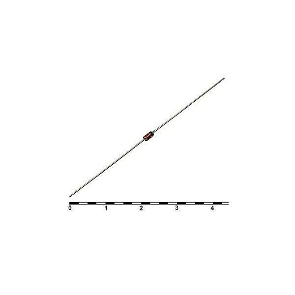 10 шт. 1N4148 диод импульсный 0.15 А, 100 В, аналог КД522Б - купить с ...