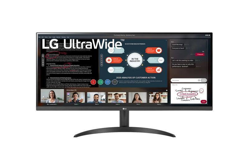 LG 34" Монитор UltraWide 34WP500-B, черный #1