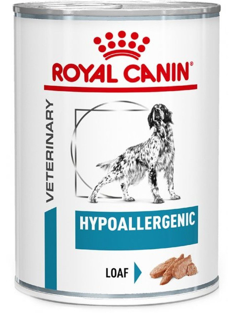 Royal Canin Hypoallergenic Dog (паштет) 6 банок х 400 гр. Влажный диетический корм для взрослых собак #1