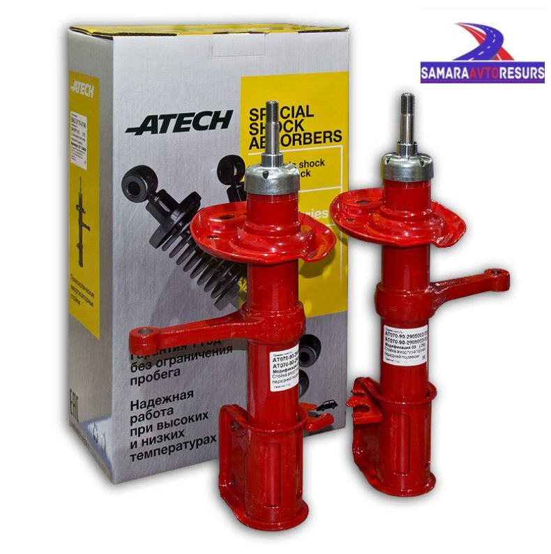 Амортизатор передней подвески "ATECH" SPORT-OIL 2170-2190 (-70) 2 шт. масляные (к-т)  #1