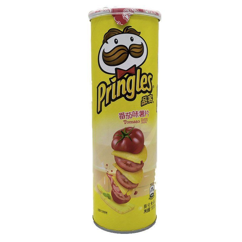 Чипсы Pringles cо вкусом томатов, 110 г (Китай) #1