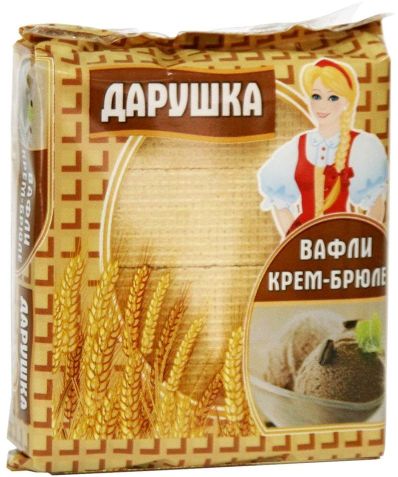 Вафли Дарушка Крем-брюле 120г х 3шт #1