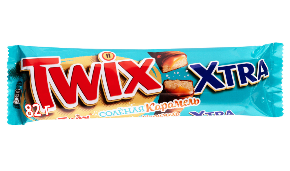 Twix Xtra Соленая карамель шоколадный батончик, 82г #1