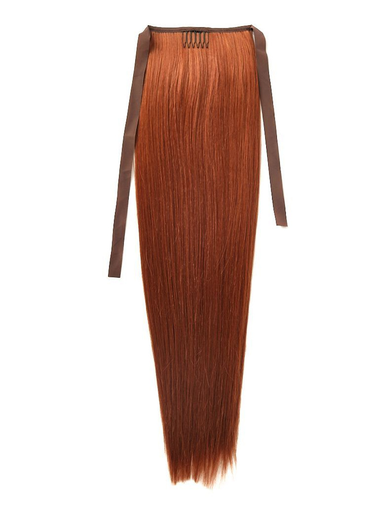 My beauty hair / Шиньон / шиньон хвост из искусственных волос на ленте 65 см  #1
