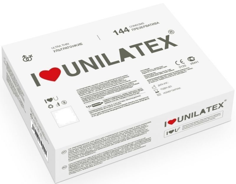 Ультратонкие презервативы Unilatex Ultra Thin - 144 шт. Unilatex #1