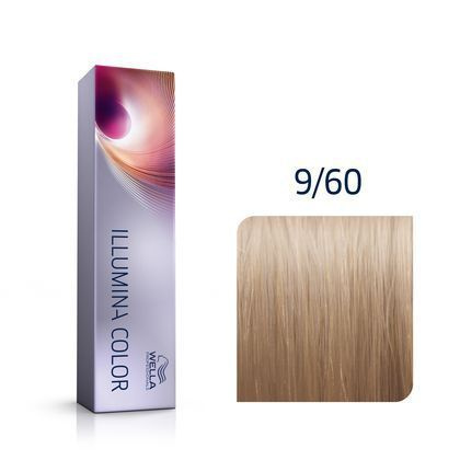 Wella Professionals Крем-краска Illumina Color 9/60 Очень светлый блонд натуральный, Вэлла Иллюмина 60мл #1