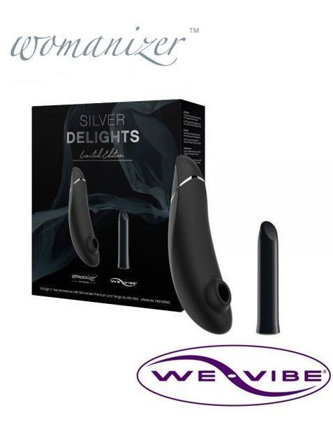 Набор Silver Delights (Womanizer Premium + WE-VIBE Tango) #1