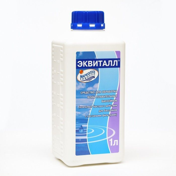 Жидкий коагулянт осветлитель воды ЭКВИТАЛЛ 1 литр #1