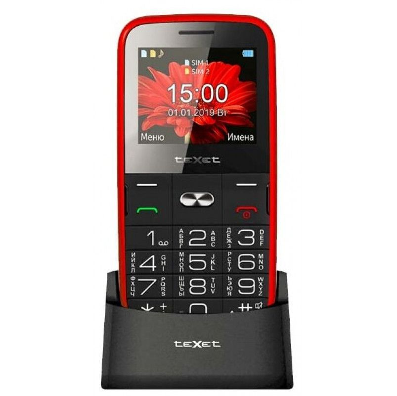 Texet Мобильный телефон Мобильные телефон teXet TM-B227 , красный  #1