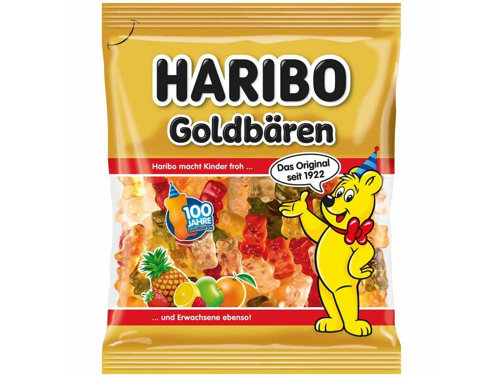 Мармелад жевательный HARIBO Goldbaren Золотые мишки 175 г #1