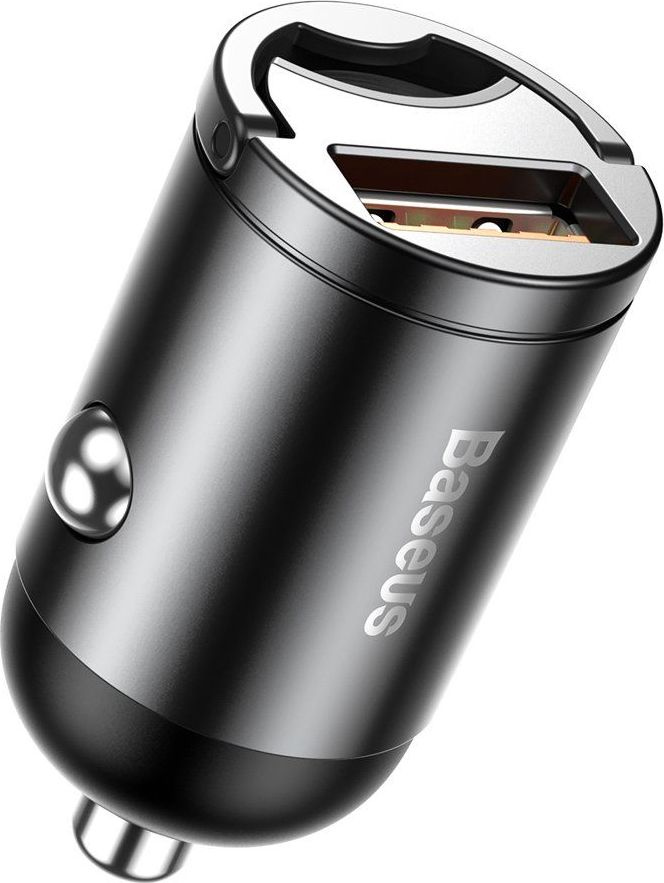 Автомобильное зарядное устройство Baseus Tiny Star Mini Quick Charge Car Charger USB Port 30W Gray  #1