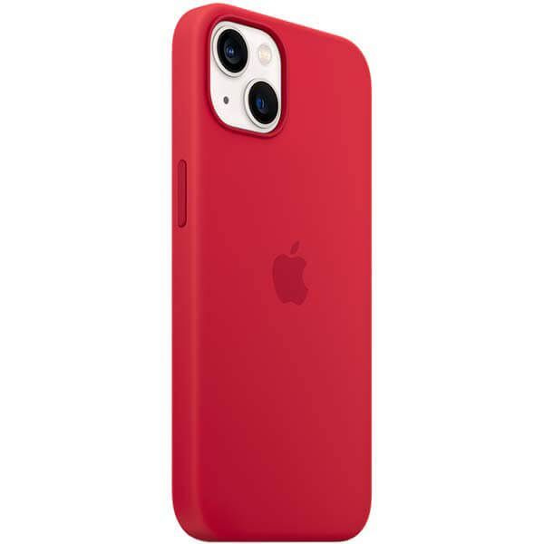 Силиконовый чехол MagSafe для iPhone 13 / с анимация / Silicone Case with MagSafe / красный (Red)  #1