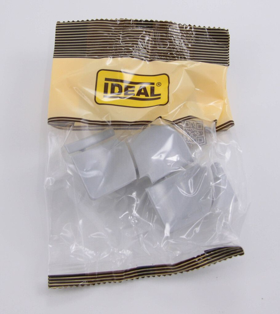 Набор комплектующих к плинтусу для столешницы "Идеал" (1 набор во флоупак), 081-0 Металлик серебристый #1