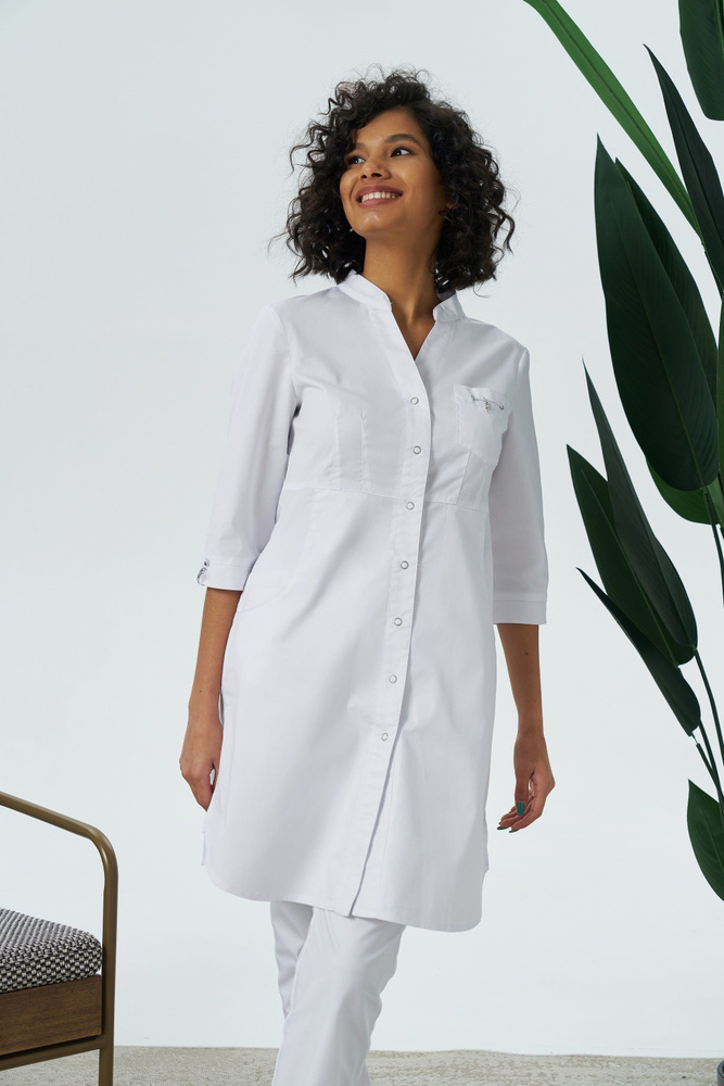 Рубашка медицинская женская L057 CaPriz / Блуза медицинская женская  #1