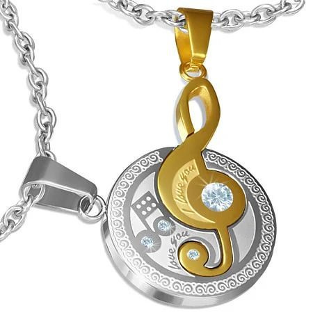 PUZZLE JEWELRY Подвеска Скрипичный ключ #1