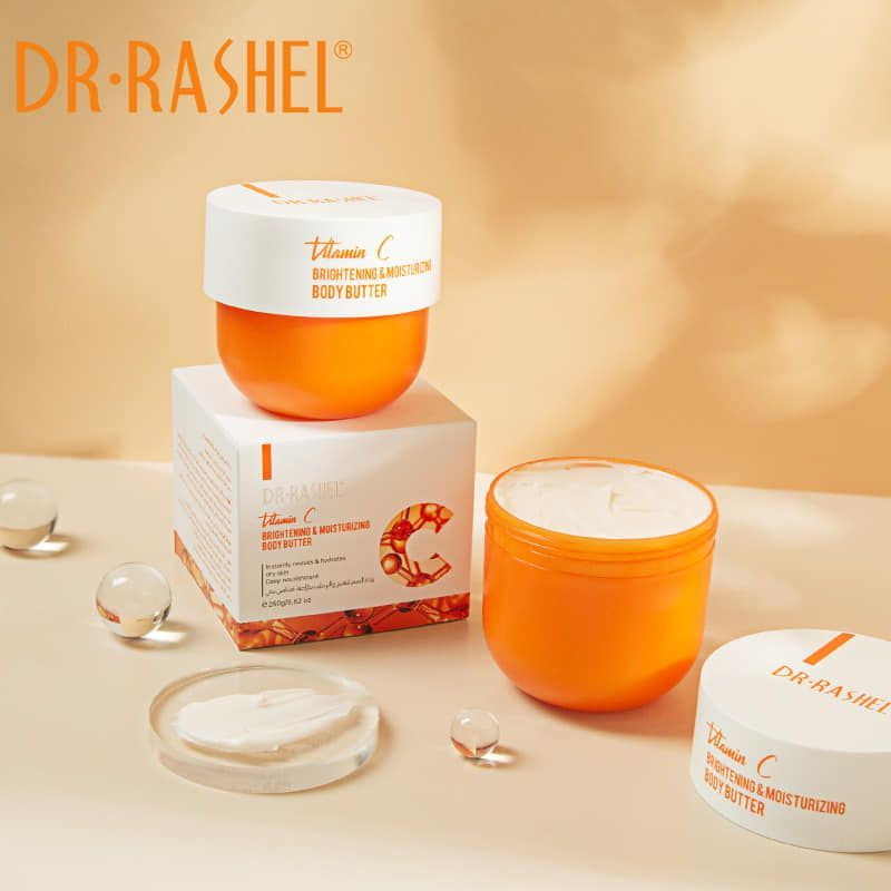 DR-RASHEL Осветляющее и увлажняющее масло для тела с витамином С 250 гр  #1