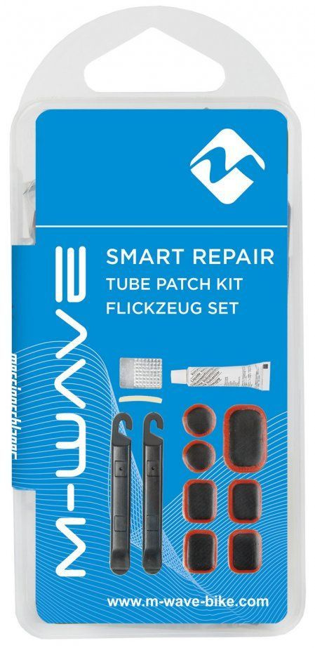 Велоаптечка M-WAVE Smart Repair 7 заплаток клей монтажки #1