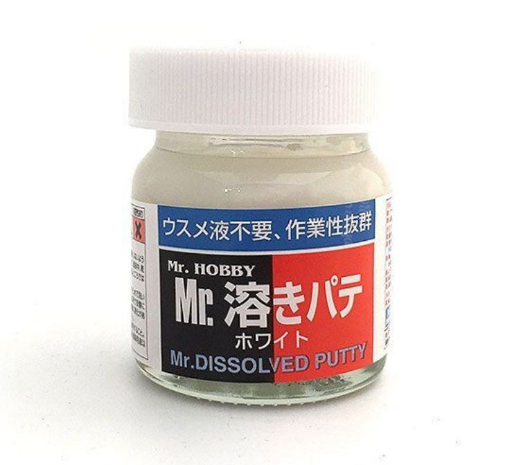 Gunze Sangyo Mr. Hobby Шпаклевка жидкая Mr. Dissolved PUTTY 40 мл #1