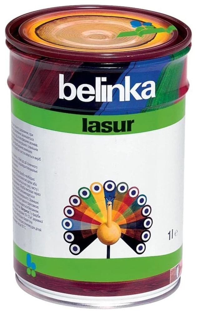 BELINKA LASUR №12 Бесцветная 1л.Лазурное покрытие для защиты древесины 50212  #1