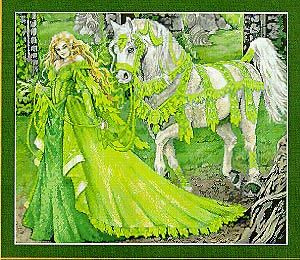 Буклет для вышивания "Lady Greensleeves" / Kustom Krafts артикул МР-002 #1