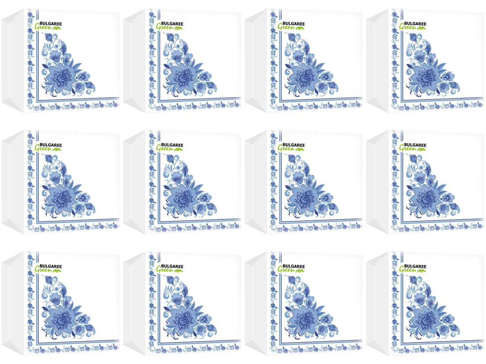 Bulgaree Green Бумажные салфетки для сервировки Бумага 33x33см, 100шт.  #1