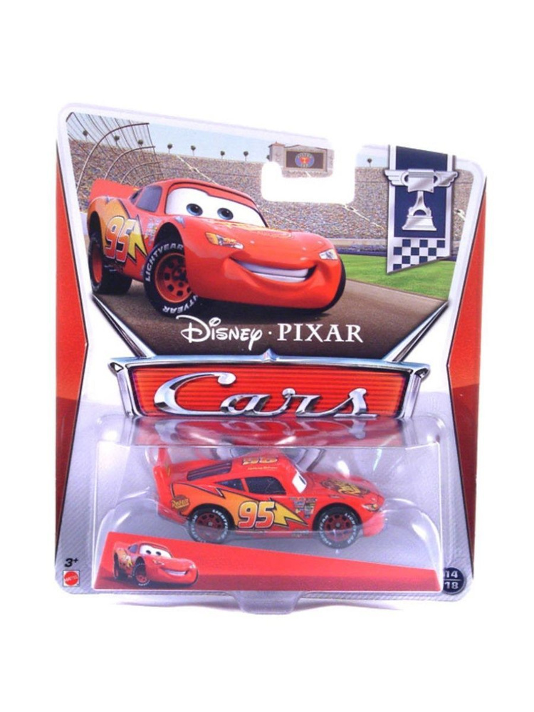 Y7214 Машинка металлическая Disney Pixar Cars коллекционная модель, игрушка Тачки Lightning McQueen  #1