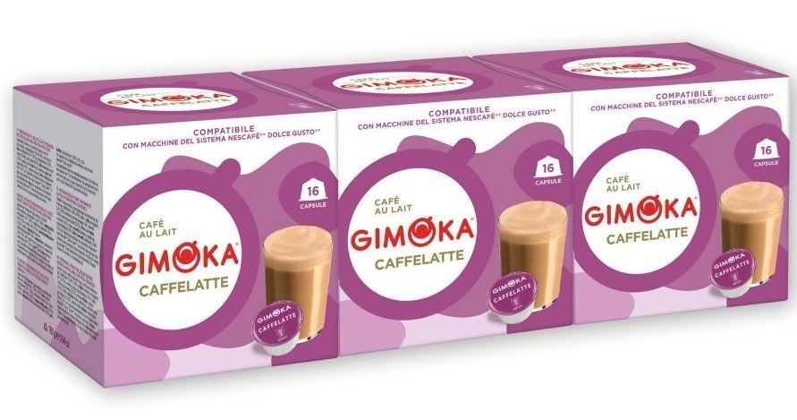 Кофе в капсулах Gimoka Dolce Gusto Caffelatte, 48шт #1