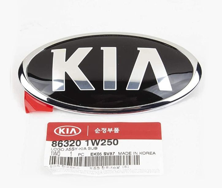 Эмблема "KIA" для Kia Cerato 12-, Picanto 17-, Rio 11-, Seltos 19-, Ceed 18-, Sportage 15- / арт. 863201W250 #1