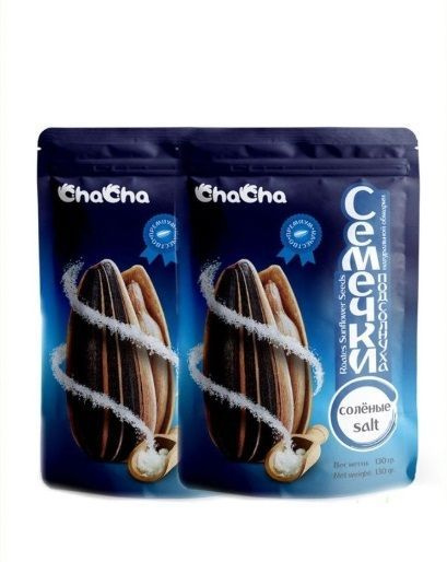 Жареные семечки Cha Cha соленые, упаковка х2 #1