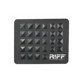 Термоковрик силиконовый черный RIFF #1