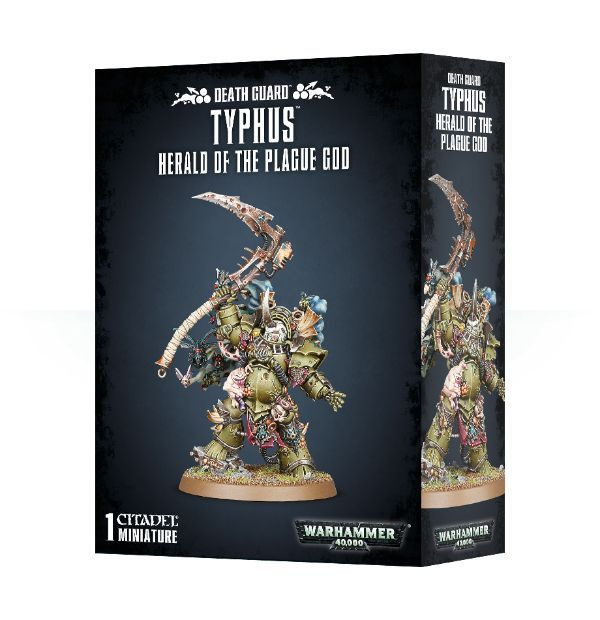 Модель для сборки Warhammer 40000 Death Guard: Typhus - Herald of the Plague God #1