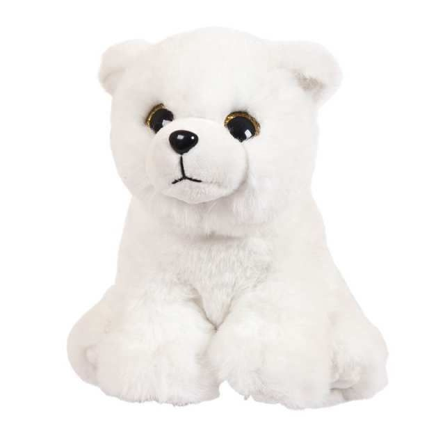 Мягкая игрушка ABtoys В дикой природе Медведь белый полярный, 17 см  #1