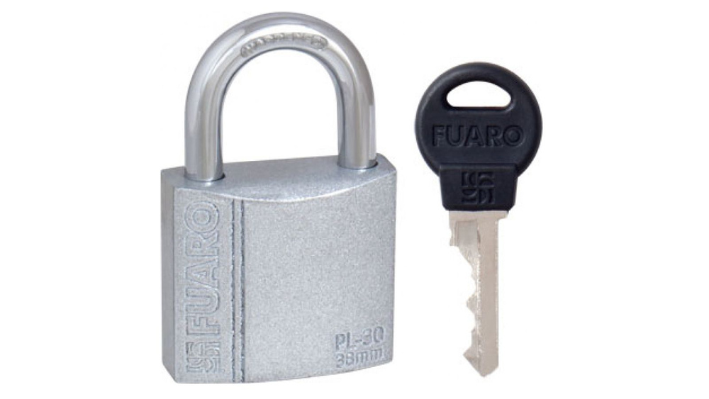 Замок навесной FUARO PL-PROTEC-3038 3 ключа блистер #1