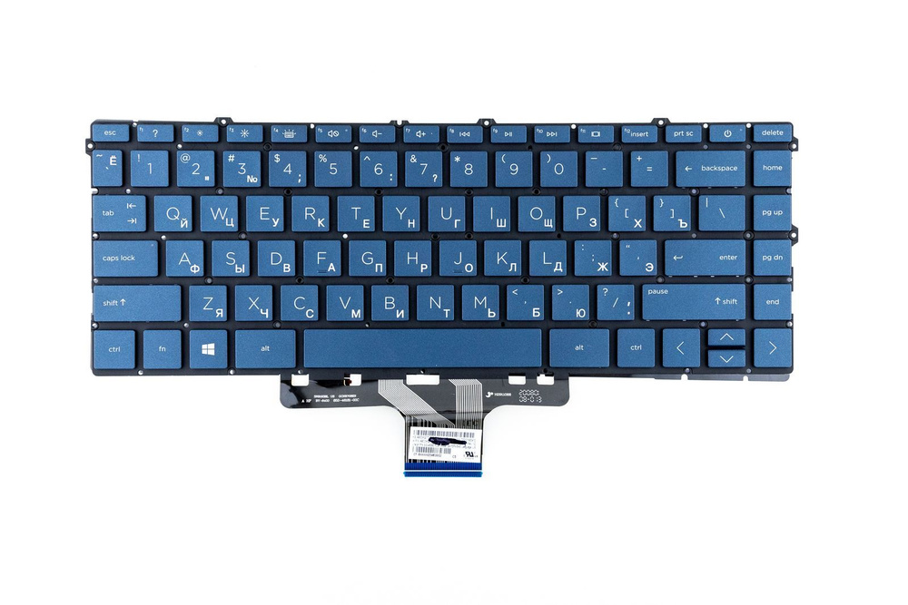 Клавиатура для HP 14-DV 14-DW, с подсветкой, p/n: 831-00822-00A, цвет синий, 1 шт  #1